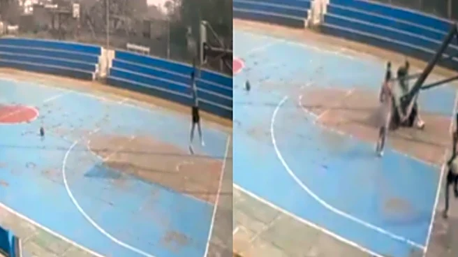 Rohtak: National-Level Basketball Player Dies After Pole Falls Mid-Dunk Attempt