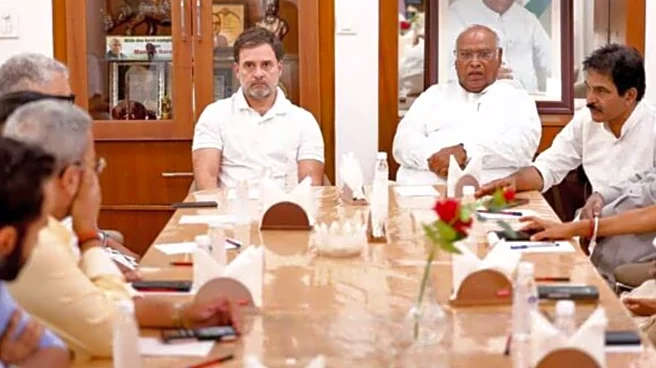 In Delhi Meet on Karnataka, Rahul Gandhi and Kharge Weigh 'Pros and Cons' of Party Decision: Sources