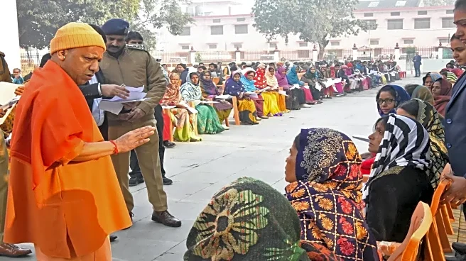 CM Yogi Hears Grievances of Nearly 300 People, Assures All Issues Will Be Resolved Satisfactorily