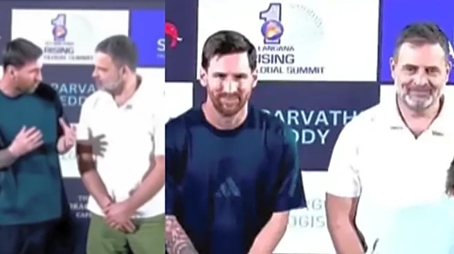 Rahul Gandhi and Messi’s Hyderabad Meet - Why This Jersey Moment Has Everyone Talking