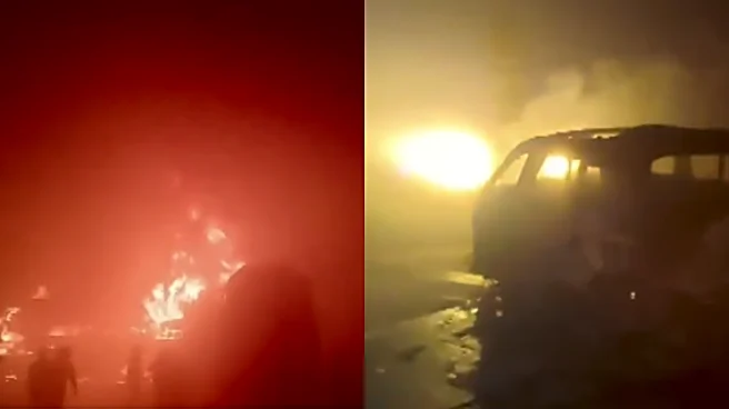 BREAKING: Multiple Buses Catch Fire on Delhi-Agra Expressway; Rescue Operations Underway, Casualties Feared