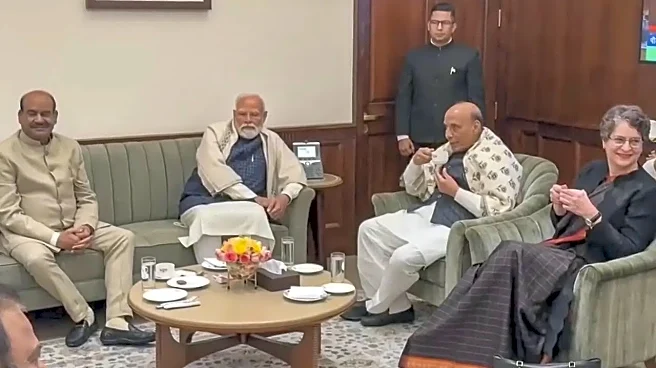 Priyanka Gandhi Shares Anecdote at 'Tea Party' Hosted by Om Birla - How PM Modi, Rajnath Singh Reacted