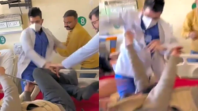 Shimla’s IGMC Rocked by Doctor–Patient Brawl Over ‘Tu’ Remark, Chilling Video Captures Ugly Fight