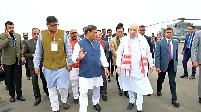 Fog-Cleared Arrival: Amit Shah Lands In Guwahati, Inaugurates Mega Projects Across Assam