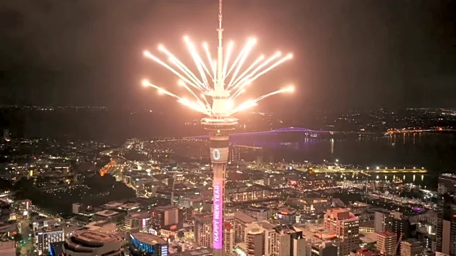 New Zealand Rings In New Year 2026 With Fireworks From Auckland’s Sky Tower - Watch