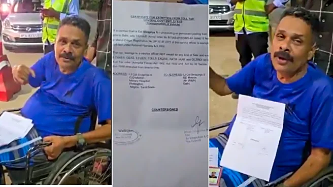 War Hero Stopped at Karnataka Toll? Specially-Abled Army Officer Alleges 'Harassment' on R-Day Eve | VIDEO