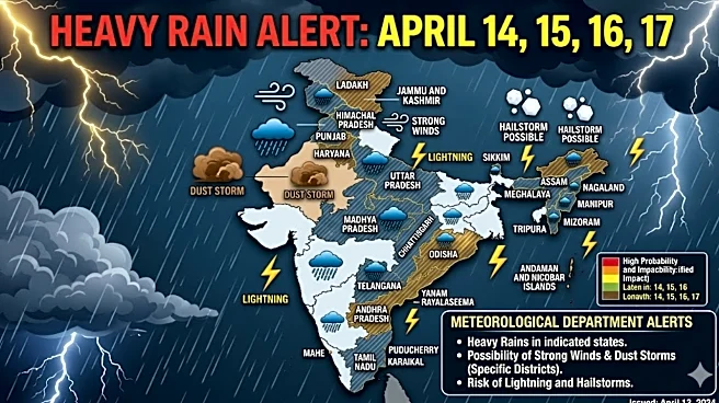 Weather Tomorrow: IMD Issues Heavy Rain Alert for April 14–17: Kerala, Karnataka on Watch