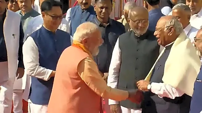 ‘Handshakes, Laughs’: PM Modi, Kharge Share Light Moment At Parliament -  WATCH