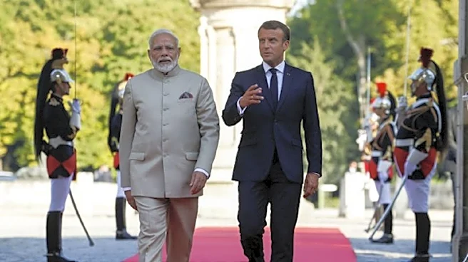 French President Calls PM Modi: Free Navigation in Hormuz, West Asia Tops Agenda