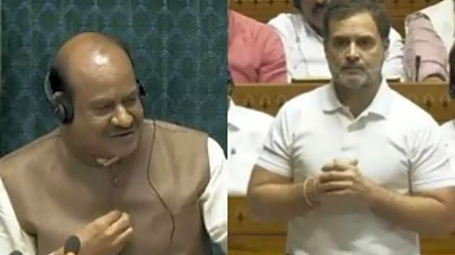 ‘Mic Chalu Hai’: Om Birla’s Sharp Dig at Rahul Gandhi in Lok Sabha