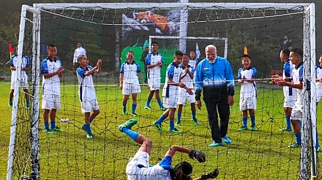 ‘Energising Session’: PM Modi Plays Football with Youngsters in Sikkim's Gangtok - In Pics