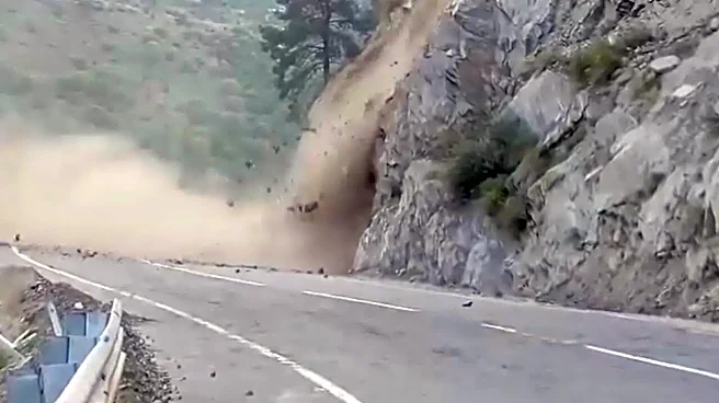 Massive Landslide Near Pul Doda Blocks Jammu-Doda Highway