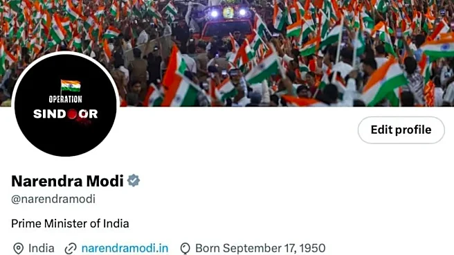 PM Modi Marks Operation Sindoor Anniversary With New X Profile Picture