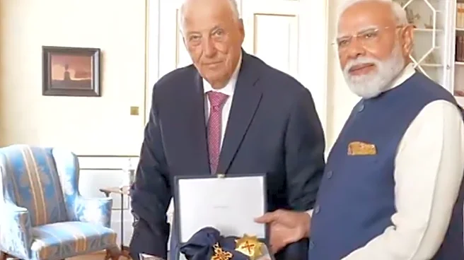 Norway Confers Highest Honour - Grand Cross of the Royal Norwegian Order of Merit on PM Modi