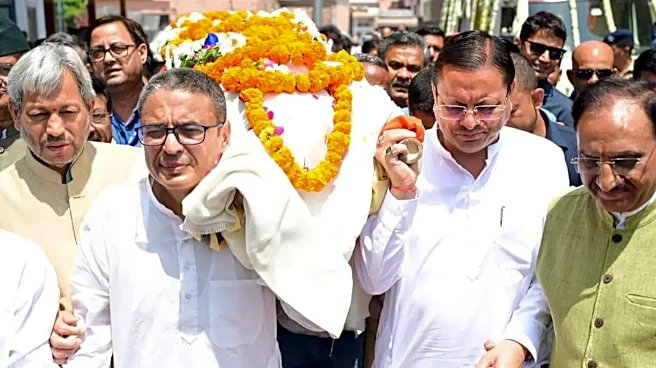Uttarakhand CM Pushkar Singh Dhami Pays Heartfelt Tribute To BC Khanduri