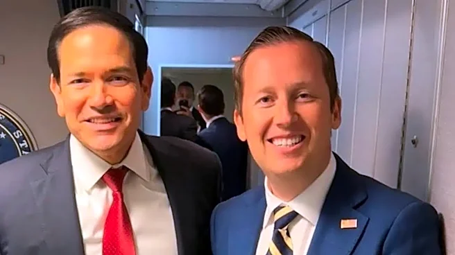 'Excited,' Says Sergio Gor as Marco Rubio Takes Off for India