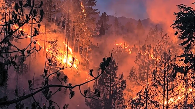 WATCH: Massive Fire Engulfs Forests in Uttarakhand’s Tehri, Shocking Video Emerges