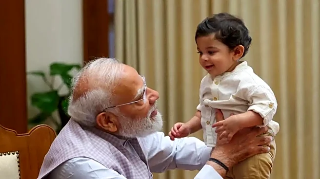 PM Modi Shares Candid Photos With Two Children on Instagram, Says 'Two Young Friends Came to Seva Teerth'