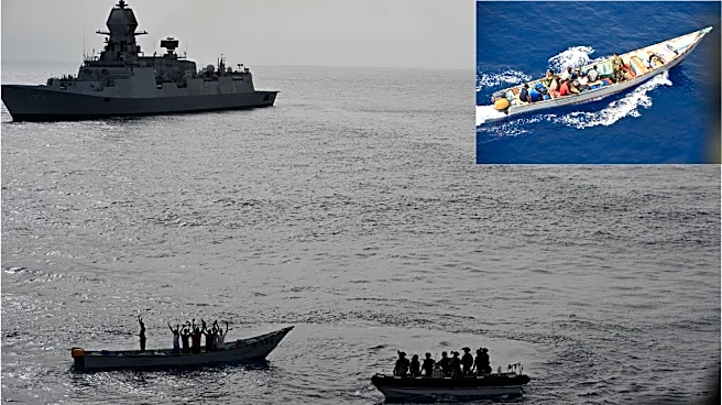 INS Kolkata Foils Suspected Pirate Threat Near Merchant Vessel MV Mashallah 1 in Western Indian Ocean