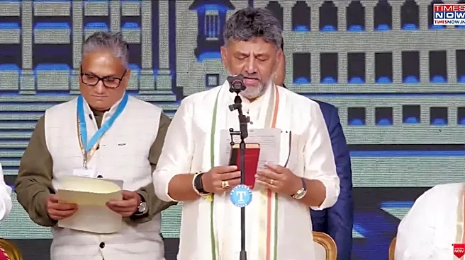 Dawn Of DKS Era: Shivakumar Takes Oath As Karnataka Chief Minister