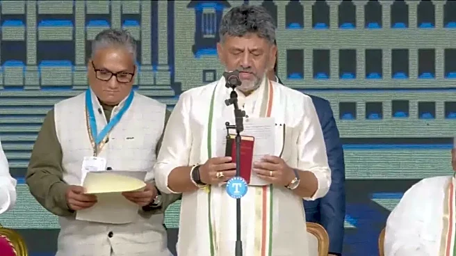 Constitution In Hand, DK Shivakumar Begins New Chapter As Karnataka CM