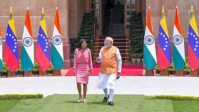 PM Modi Meets Venezuela's Acting President Delcy Rodriguez as India Eyes More Oil