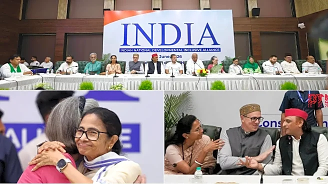 INDIA Bloc Meet: Mamata Hugs Sonia In Unity Show — But DMK, AAP Stay Away