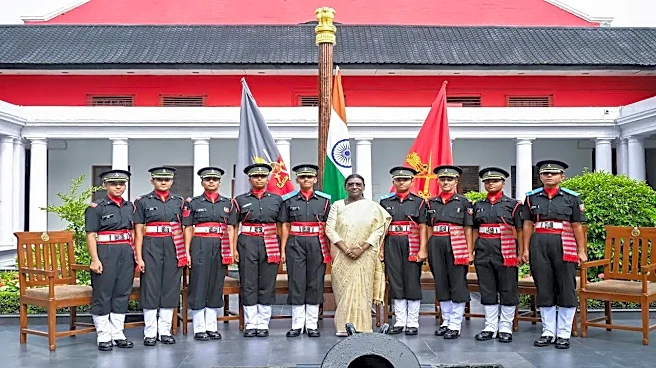 First Batch of Nine Women Cadets Trained at NDA Commissioned into Army As President Murmu Reviews IMA Passing Out Parade