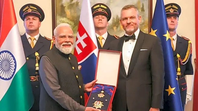 PM Modi Conferred Slovakia’s Highest Honour, the Order of the White Double Cross 1st Class