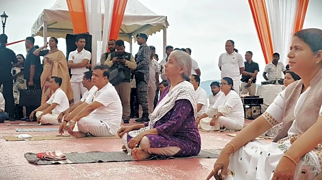 International Yoga Day Celebrated with Enthusiasm in Assam, Witnessed by Nirmala Sitharaman