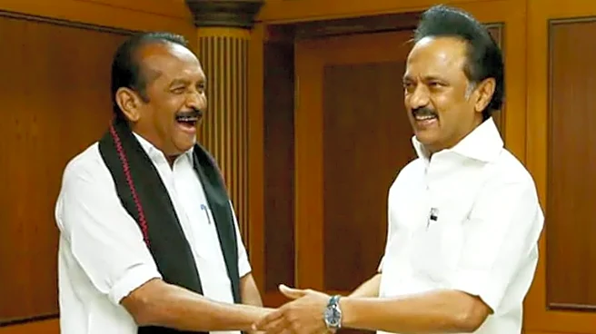 'We're Humiliated And Insulted': MDMK Chief On Walking Out of DMK-Led Secular Alliance After 9 Years