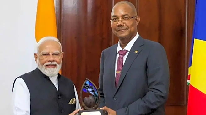 PM Modi Conferred Seychelles' Highest Environmental Honour 'Guardian of the Blue Horizon'