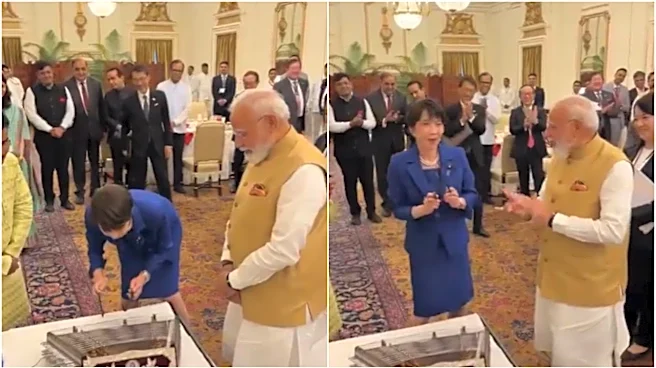 WATCH: Japanese PM Sanae Takaichi Tries Her Hand At Santoor During India Visit; PM Modi Shares Video