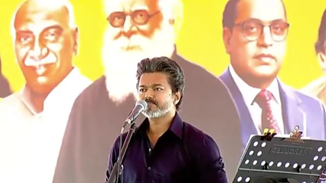Tamil Nadu CM Vijay Breaks Down While Distributing Govt Job Letters to Karur Stampede Victims' Families - Watch