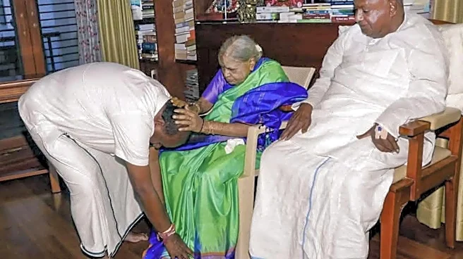 Former PM H D Deve Gowda's Wife Chennamma Passes Away In Bengaluru At 89