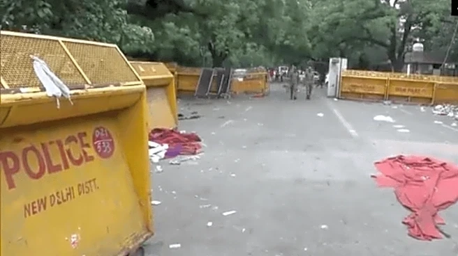 From Protest Hub To Quiet Stretch: Jantar Mantar A Day After CJP Ended 36-Day Protest - Visuals