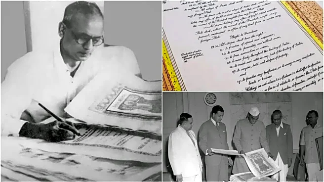 Republic Day 2026: Prem Behari Narain Raizada, The Calligrapher Behind India’s Handwritten Constitution