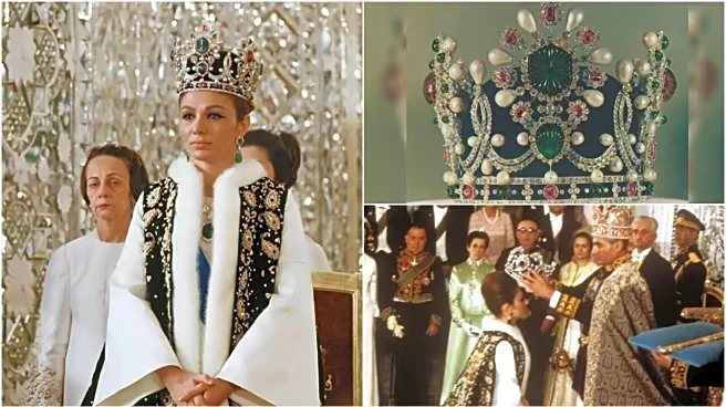 Did You Know? Farah Pahlavi’s 1,469-Diamond Crown Was Made In A Vault