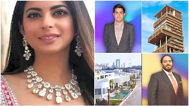 Rs 15,000 Crore Antilia, Rs 452 Crore Gulita and Rs 640 Crore Dubai Villa: Inside Jaw-Dropping Assets of Isha Ambani, Akash Ambani And Anant Ambani