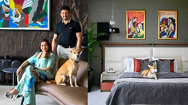 Inside Madhuri Dixit's Rs. 48 Crore House In Worli: Arabian Sea Views, Husain's Beautiful Artworks And A Sky Mansion At The 53rd Floor