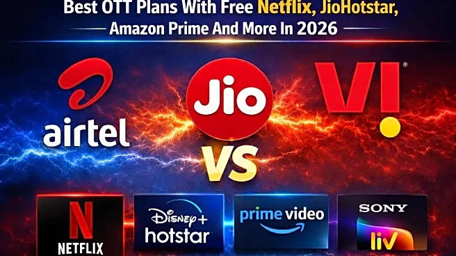 Airtel vs Jio vs Vi: Best OTT Plans With Free Netflix, JioHotstar, Amazon Prime And More In 2026
