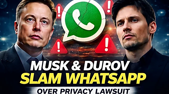 Elon Musk, Pavel Durov Slam WhatsApp As Lawsuit Claims Private Chats Were Leaked