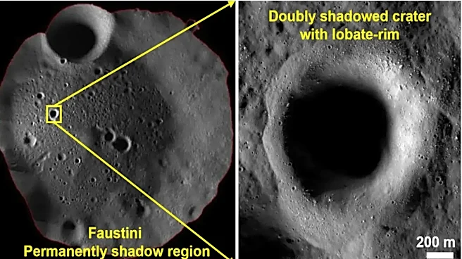 ISRO Detects Possible Underground Ice In Lunar South Pole Craters Using Chandrayaan 2 Data