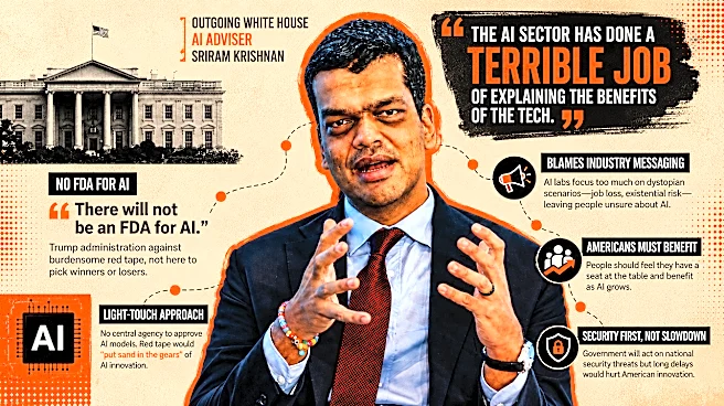 'Terrible Job': Outgoing Trump Adviser Sriram Krishnan Blames Industry For Growing AI Fear