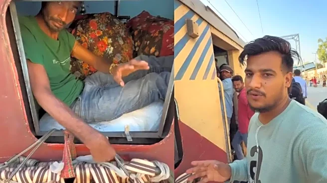 Passenger Converts Train Toilet Into 'Bedroom' Amid Festive Rush, Internet In Disbelief | VIDEO