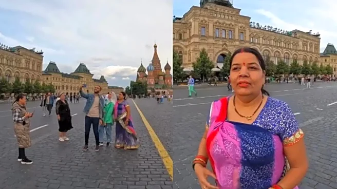 'Sab Aapki Taraf Dekh Rahe Hai': Indian Mother Becomes Celebrity In Russia; Son Shares Wholesome Video
