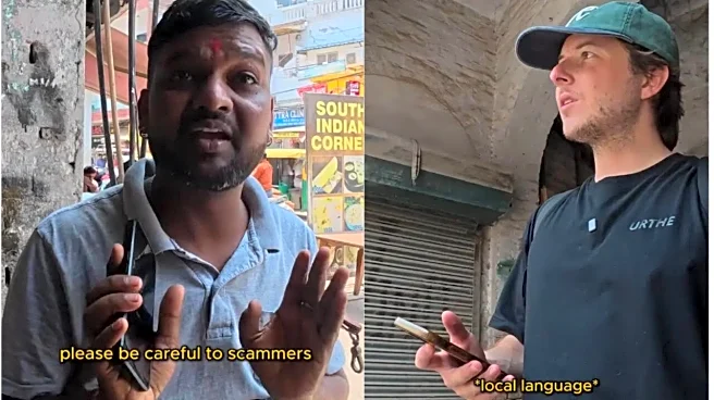 Indian Man Warns Foreigner About Scammers — Internet Finds Out He’s The 'Real Scammer'| VIDEO