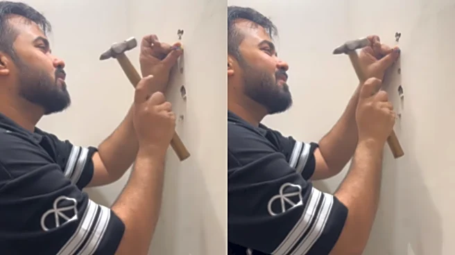 Noida Man Hammers ‘Wooden Pencil’ Into Wall Of His ‘Rs 1.5 Cr’ Apartment: ‘Are High-Rise Buildings Safe?’