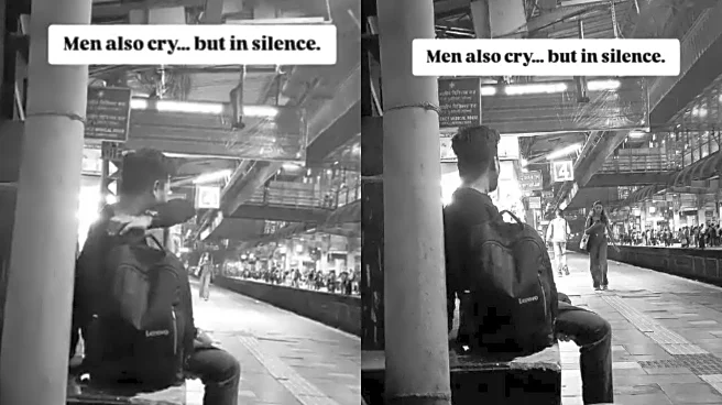 'Men Do Cry, But In Silence': Viral Post About Man Crying At Borivali Station Breaks Hearts Online