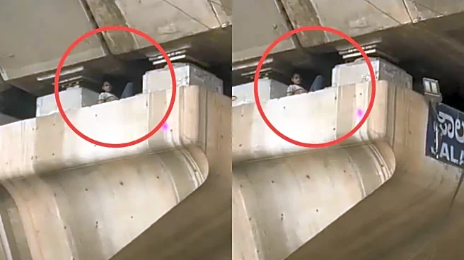 Bengaluru In Shock: Man Found Sleeping Inside Flyover Pillar At Jalahalli Cross | Viral Video